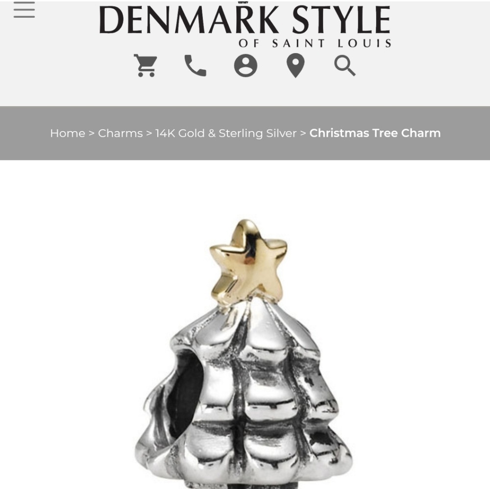 Christmas tree charm